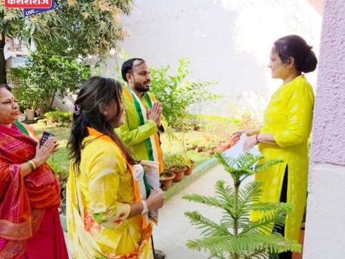 प्रभाग १२ ‘अ’ मध्ये ललितकुमार घोगले यांचा झंझावाती प्रचार