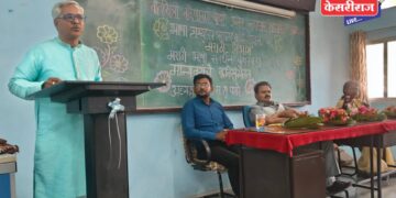 उत्तर महाराष्ट्र विद्यापीठात मराठी भाषा संवर्धन पंधरवड्यानिमित्त कवी संमेलन