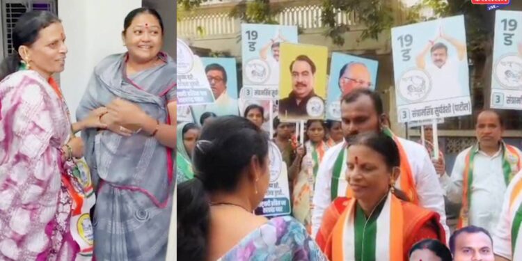 मेहरुणमध्ये एकनाथ नगर, महाजन नगर परिसरात नागरिकांकडून जल्लोषात स्वागत