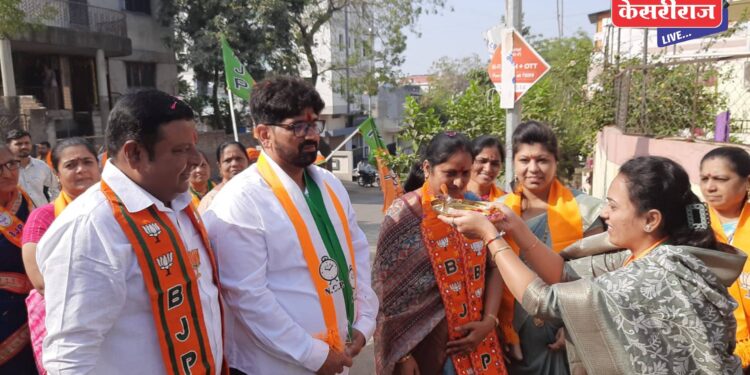 जळगाव महानगरपालिका निवडणूक : प्रभाग १३ मध्ये महायुतीच्या प्रचाराचा धडाका