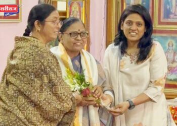 शिव कॉलनीत महिला मेळावा : उमेदवार चंद्रशेखर अत्तरदेंना भगिनींचा भरभरून आशीर्वाद