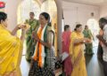 प्रचारफेरीतून निर्माण झाला विजयाचा विश्वास : रांगोळ्या काढून, पुष्पहार देऊन उमेदवाराचे स्वागत !