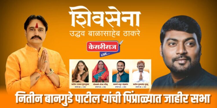 पिंप्राळा येथे उद्या शिवसेना (उद्धव बाळासाहेब ठाकरे) पक्षाचा उद्या महामेळावा