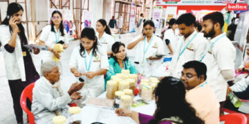 शेगावातील राष्ट्रपतींच्या दौऱ्यात डॉ. सरोदे आयुर्वेद महाविद्यालय व रूग्णालयाची आरोग्य सेवा