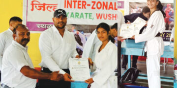 धुळे येथे विभागीय कराटे, तायक्वांदो व वुशू स्पर्धेत गोदावरी अभियांत्रिकी महाविद्यालयाचा दबदबा