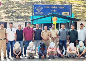 मसाला व्यापाऱ्याला लुटणारे ७ संशयित जेरबंद, ३.५ लाखांचा मुद्देमाल जप्त