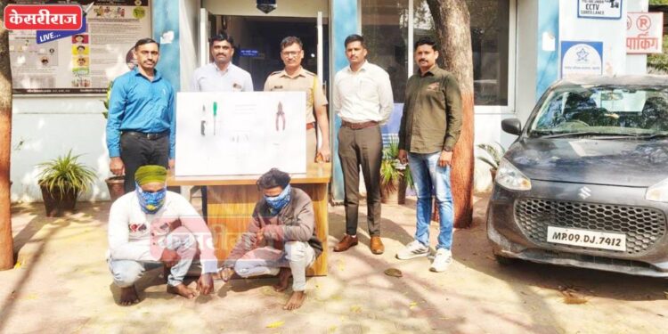 आंतरराज्य घरफोडी करणाऱ्या टोळीला मध्यप्रदेशातून अटक