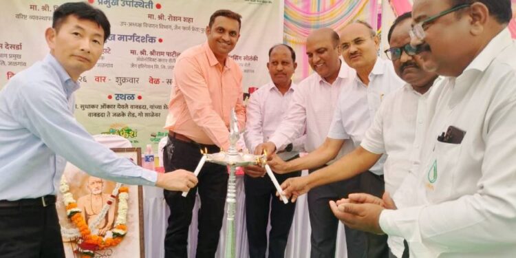 जैन इरिगेशन व कागोमे इंडिया आयोजित जळके-वावडदा येथे