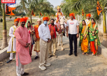 डॉ. गुणवंतराव सरोदे आयुर्वेद महाविद्यालयात शिवजयंतीचा जल्लोष
