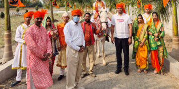 डॉ. गुणवंतराव सरोदे आयुर्वेद महाविद्यालयात शिवजयंतीचा जल्लोष
