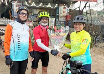 भावी महापौर दीपमाला काळेंचा सायकलवारीने आरोग्य संदेश