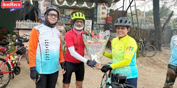 भावी महापौर दीपमाला काळेंचा सायकलवारीने आरोग्य संदेश