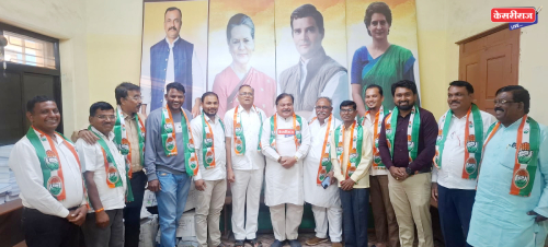 जामनेर तालुक्यातील कार्यकर्त्यांचा काँग्रेसमध्ये जाहीर प्रवेश