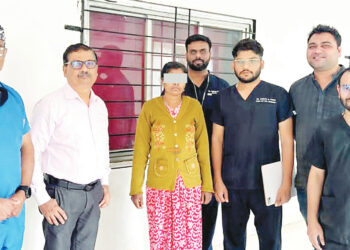  ३८ वर्षीय महिलेच्या पोटातील आतड्यांचा पीळ शस्त्रक्रियेद्वारे यशस्वीरीत्या सुटला