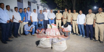 ६३ किलो गांजासह ६ मुंबई-धुळ्यातील आरोपींना अटक; २२ लाखांचा मुद्देमाल जप्त