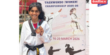 तायक्वांडो स्पर्धेत जैन स्पोर्ट्सची पूर्वा चौधरी हिला कांस्यपदक