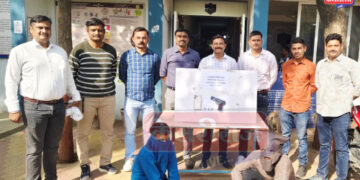 गावठी कट्टा व जिवंत काडतुसासह सिल्लोडचे दोन तरुण जेरबंद