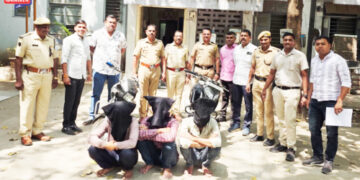 मालेगावच्या टोळीला जिल्हापेठ पोलिसांनी ठोकल्या बेड्या