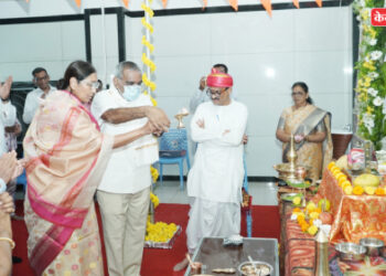 डॉ. उल्हास पाटील वैद्यकीय महाविद्यालयात रामजन्मोत्सव साजरा