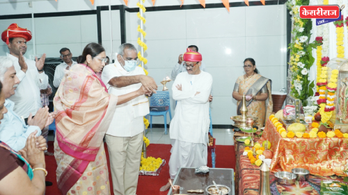 डॉ. उल्हास पाटील वैद्यकीय महाविद्यालयात रामजन्मोत्सव साजरा