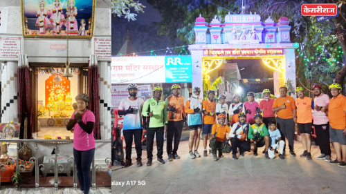 महापौर दीपमाला काळे यांचे ५० किमी सायकलिंग