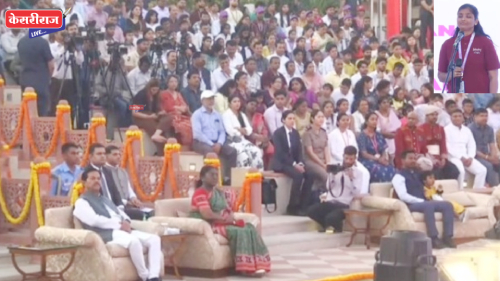 “गोदावरी”च्या नाजनीन शेखने राष्ट्रपती भवनात जिंकली उपस्थितांची मने