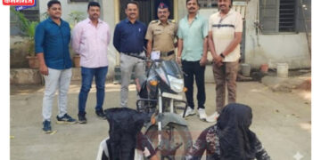 दुचाकी चोरट्यांच्या मुसक्या आवळल्या, चोरीची मोटार सायकल जप्त