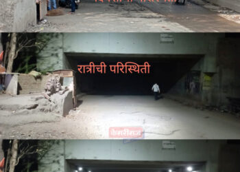 जळगावात भिलपुरा-ममुराबाद मार्गावरील रेल्वे ब्रिजखाली ‘काळोखाचे साम्राज्य’