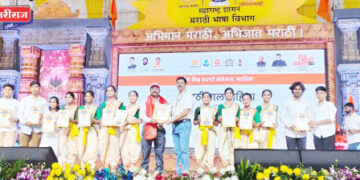 विश्व मराठी संमेलनात जळगावच्या बालकलावंतांनी धरला ताल