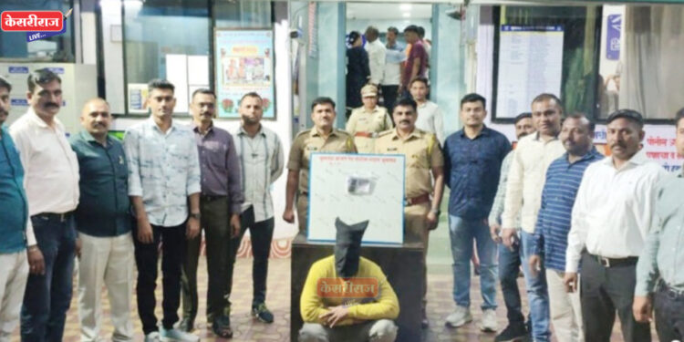 गावठी पिस्तूलसह मध्य प्रदेशातील तरुणाला अटक, ३५ हजारांचा मुद्देमाल हस्तगत