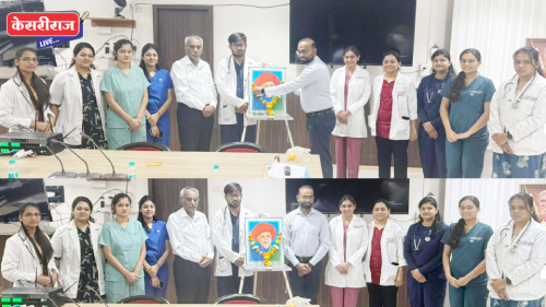 क्रांतिसूर्य महात्मा ज्योतिबा फुले जयंतीनिमित्त डॉ. उल्हास पाटील वैद्यकीय संस्थेत अभिवादन