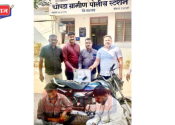 गावठी पिस्तूल, जिवंत काडतुसांसह दोघांना चोपडा परिसरातून अटक