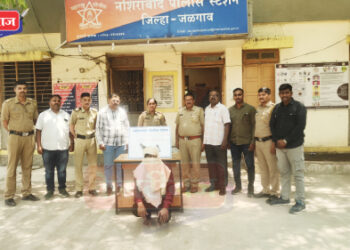 नशिराबादमध्ये गावठी कट्ट्यासह सराईत गुन्हेगाराला अटक