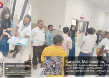 जिल्हा परिषदेच्या मुख्य कार्यकारी अधिकारी करिश्मा नायर यांची कानळदा येथे अचानक भेट