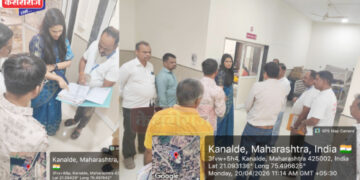 जिल्हा परिषदेच्या मुख्य कार्यकारी अधिकारी करिश्मा नायर यांची कानळदा येथे अचानक भेट