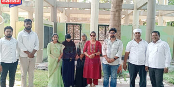 महापौरांसह नगरसेवक उतरले चक्क जलकुंभात, जळगावकरांच्या आरोग्यासाठी दीपमाला काळे यांची धाडसी पाहणी..!