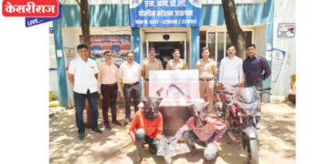 जळगाव : गावठी कट्टा व कोयत्यासह दहशत माजवणाऱ्या दोघांना अटक