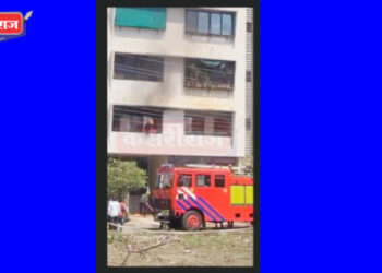 शॉर्ट सर्किटमुळे विठ्ठलवाडीत घराला आग