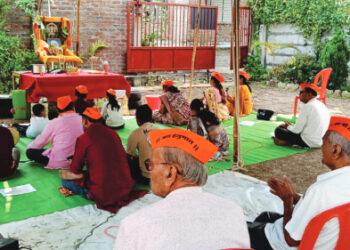 रेवा कुटी मध्ये हनुमान जन्मोत्सव साजरा