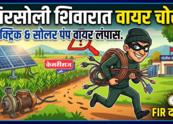 शिरसोली शिवारातून इलेक्ट्रिक,  सोलर पंपांच्या वायर लांबविल्या, गुन्हा दाखल
