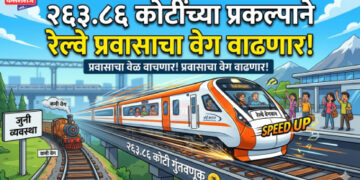 २६३.८६ कोटींच्या प्रकल्पाने रेल्वे प्रवासाचा वेग वाढणार