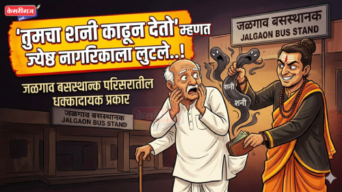 ‘तुमचा शनी काढून देतो’ म्हणत ज्येष्ठ नागरिकाला लुटले..!