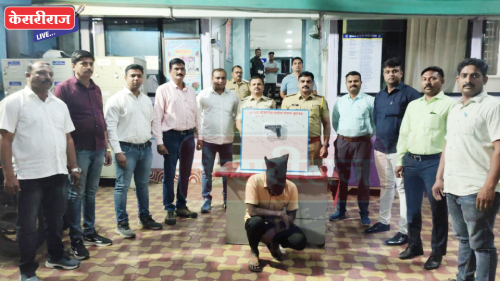 भुसावळात गावठी पिस्तूलसह नाशिकचा तरुण जेरबंद