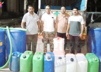 हाडाखेड सीमा तपासणी नाक्यावर स्पिरिटचा साठा जप्त