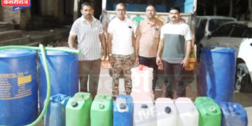 हाडाखेड सीमा तपासणी नाक्यावर स्पिरिटचा साठा जप्त