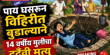 पाय घसरून विहिरीत बुडाल्याने १४ वर्षीय मुलीचा दुर्दैवी मृत्यू