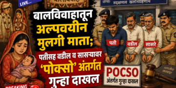 बालविवाहातून अल्पवयीन मुलगी माता; पतीसह वडील व सासर्‍यावर ‘पोक्सो’ अंतर्गत गुन्हा दाखल
