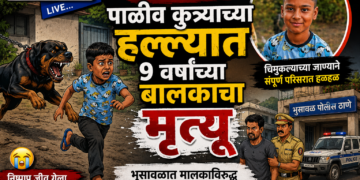 अरे बापरे ! पाळीव कुत्र्याच्या हल्ल्यात ९ वर्षांच्या बालकाचा मृत्यू