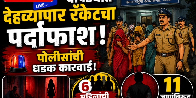 चोपड्यात देहव्यापार रॅकेटचा पर्दाफाश