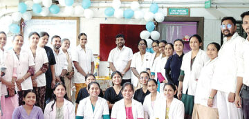 डॉ. उल्हास पाटील वैद्यकिय महाविद्यालय रूग्णालय येथे आंतरराष्ट्रीय परिचारिका दिन उत्साहात साजरा